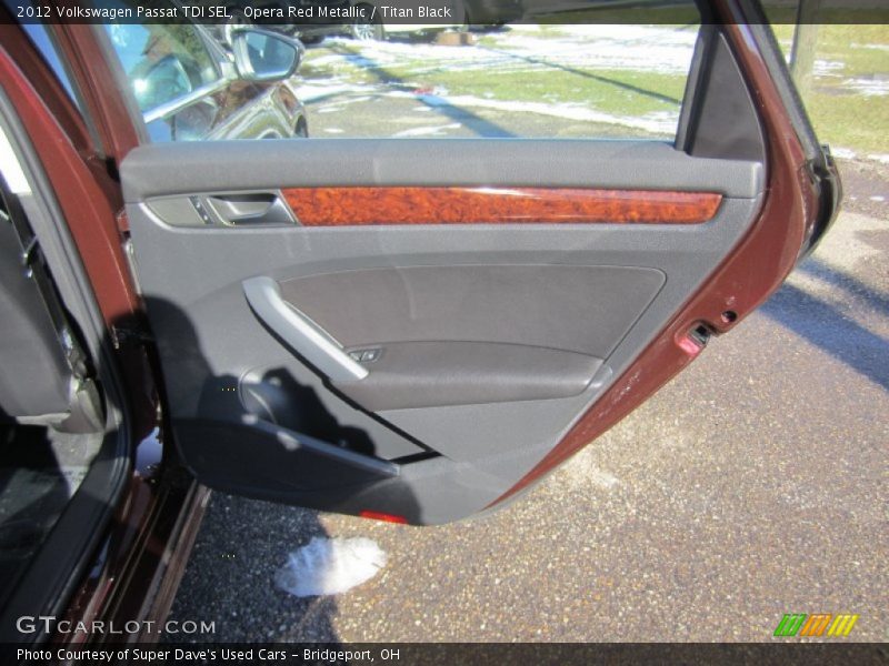 Opera Red Metallic / Titan Black 2012 Volkswagen Passat TDI SEL