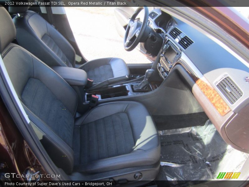Opera Red Metallic / Titan Black 2012 Volkswagen Passat TDI SEL