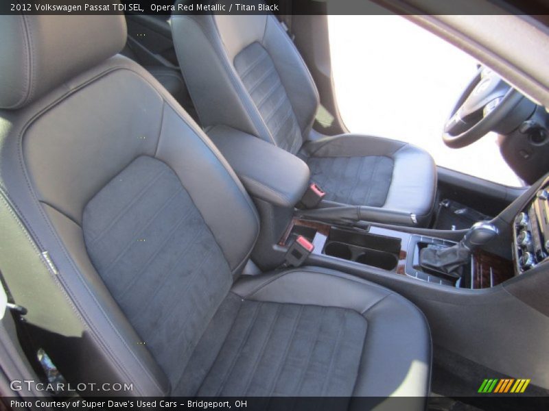 Opera Red Metallic / Titan Black 2012 Volkswagen Passat TDI SEL