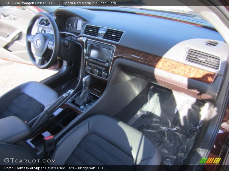 Opera Red Metallic / Titan Black 2012 Volkswagen Passat TDI SEL