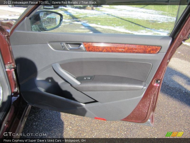 Opera Red Metallic / Titan Black 2012 Volkswagen Passat TDI SEL