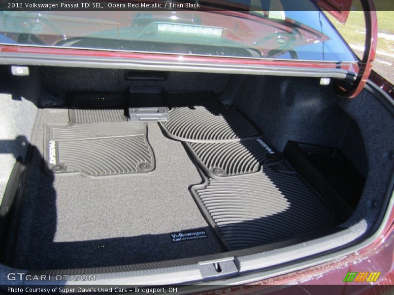 Opera Red Metallic / Titan Black 2012 Volkswagen Passat TDI SEL
