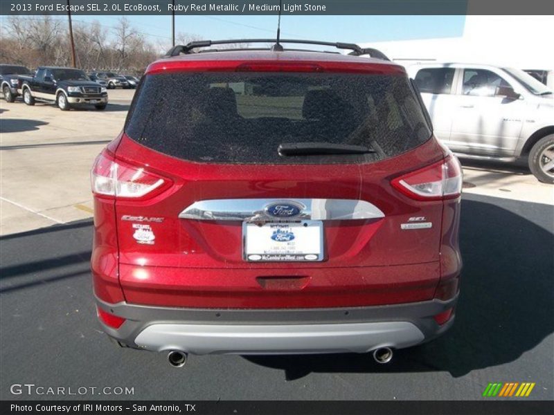 Ruby Red Metallic / Medium Light Stone 2013 Ford Escape SEL 2.0L EcoBoost