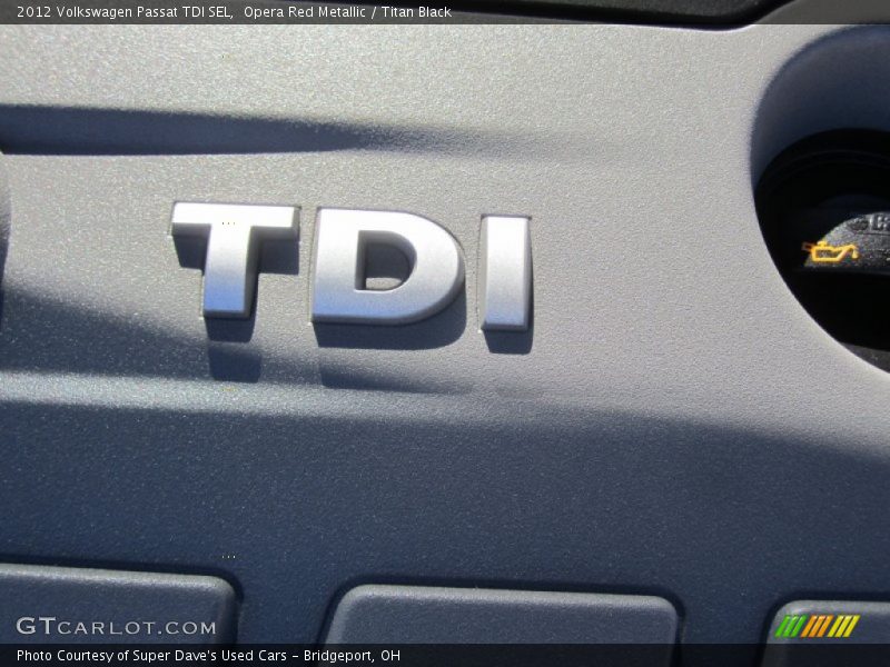 Opera Red Metallic / Titan Black 2012 Volkswagen Passat TDI SEL