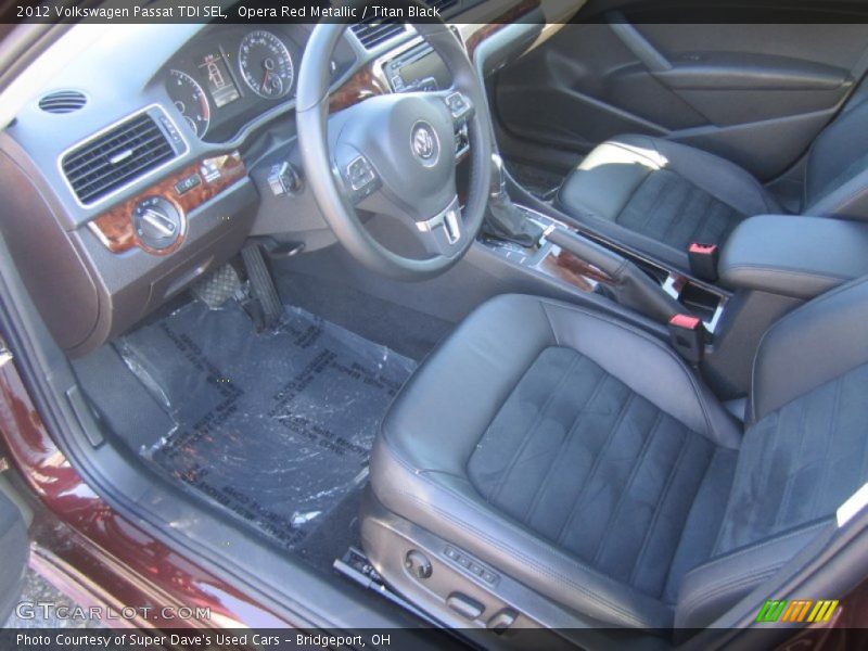 Opera Red Metallic / Titan Black 2012 Volkswagen Passat TDI SEL