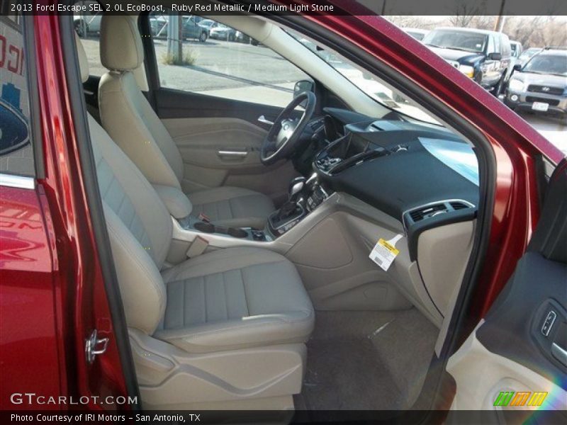 Ruby Red Metallic / Medium Light Stone 2013 Ford Escape SEL 2.0L EcoBoost