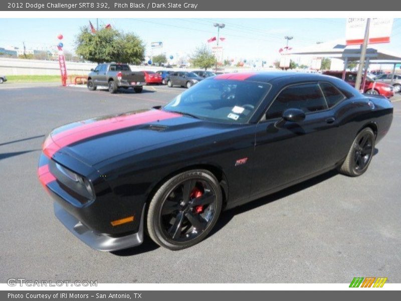 Pitch Black / Dark Slate Gray 2012 Dodge Challenger SRT8 392