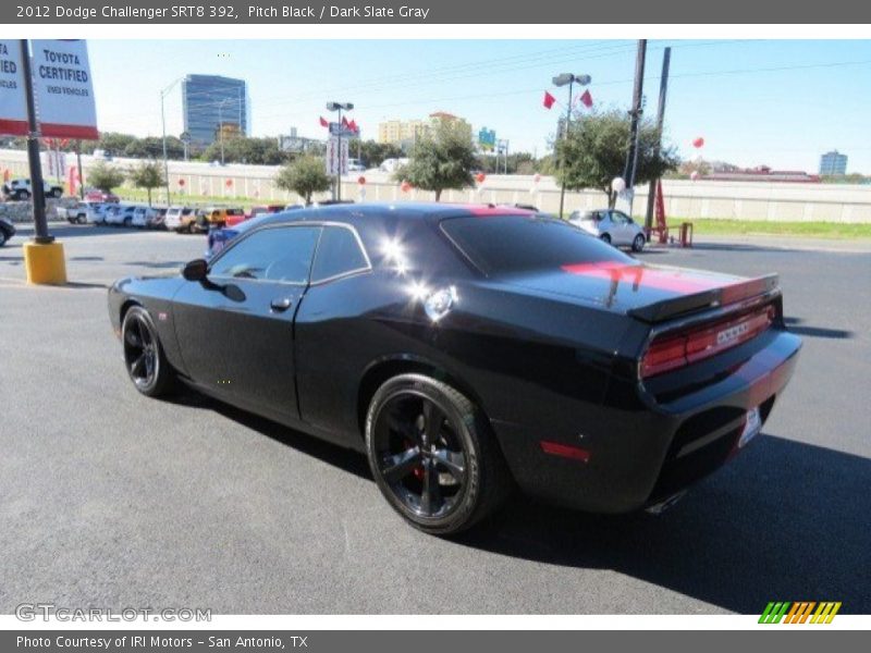 Pitch Black / Dark Slate Gray 2012 Dodge Challenger SRT8 392