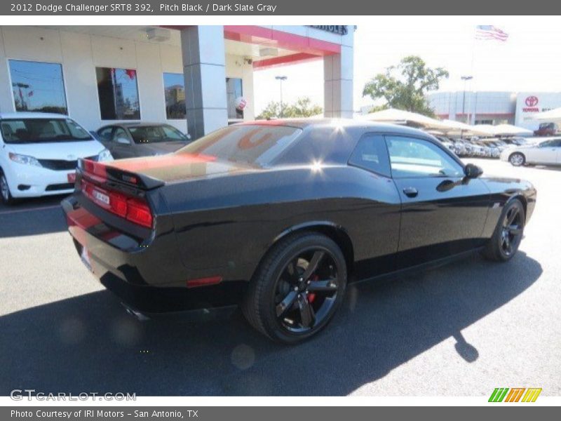 Pitch Black / Dark Slate Gray 2012 Dodge Challenger SRT8 392