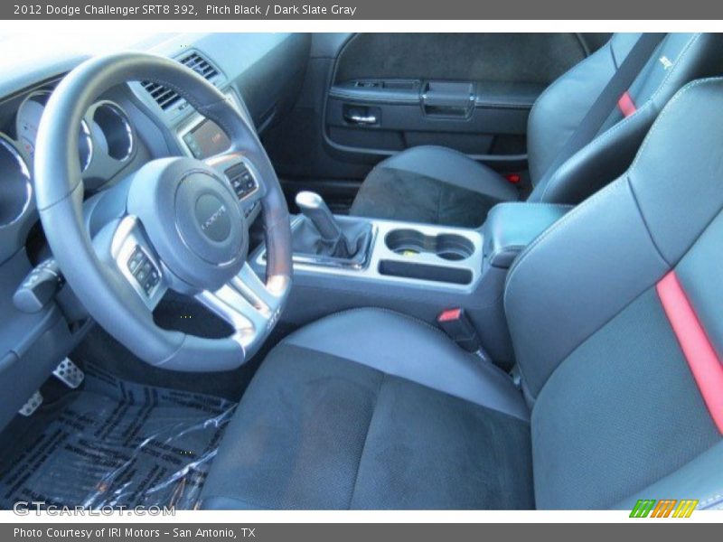 Pitch Black / Dark Slate Gray 2012 Dodge Challenger SRT8 392