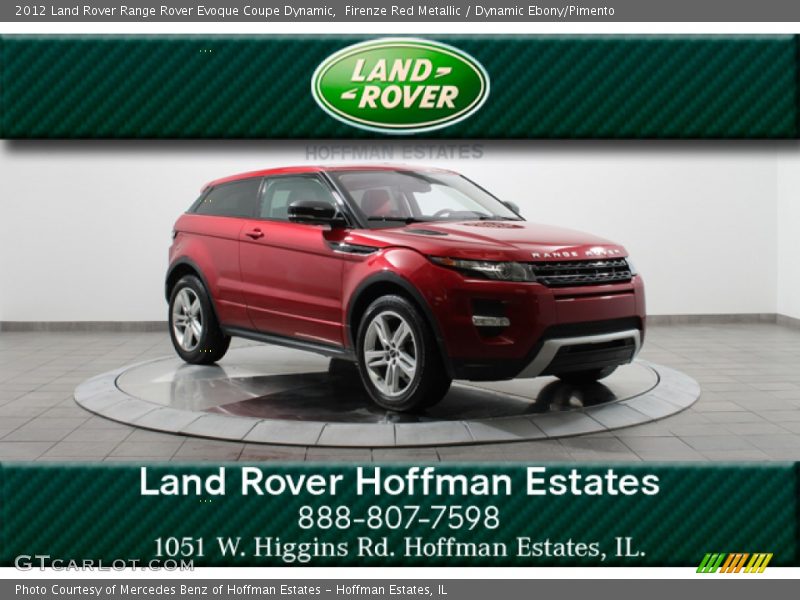 Firenze Red Metallic / Dynamic Ebony/Pimento 2012 Land Rover Range Rover Evoque Coupe Dynamic