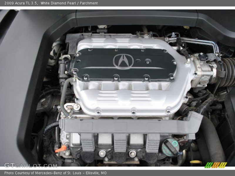 White Diamond Pearl / Parchment 2009 Acura TL 3.5