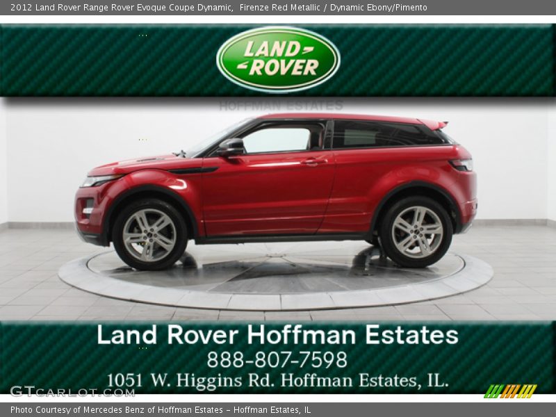 Firenze Red Metallic / Dynamic Ebony/Pimento 2012 Land Rover Range Rover Evoque Coupe Dynamic