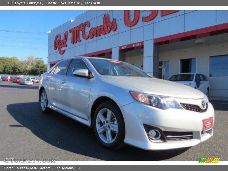Classic Silver Metallic / Black/Ash 2012 Toyota Camry SE