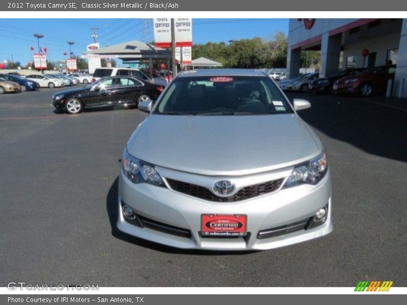 Classic Silver Metallic / Black/Ash 2012 Toyota Camry SE