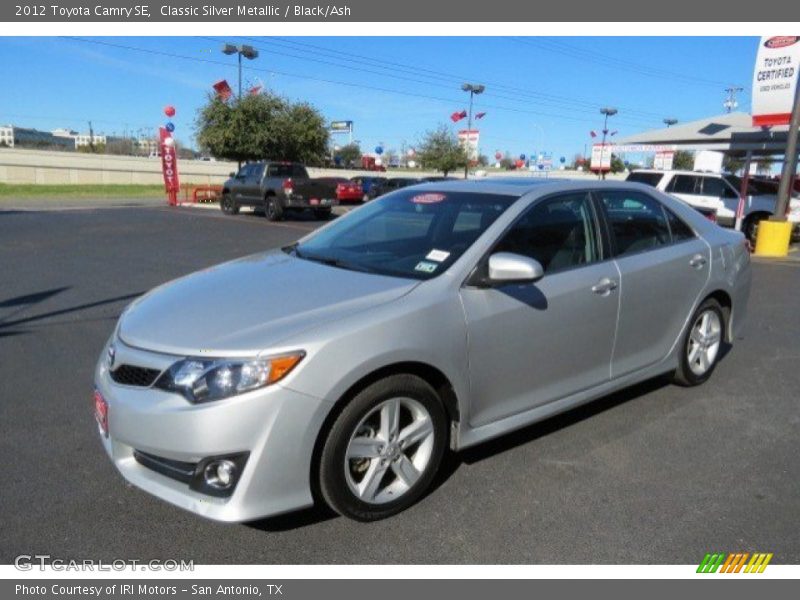 Classic Silver Metallic / Black/Ash 2012 Toyota Camry SE