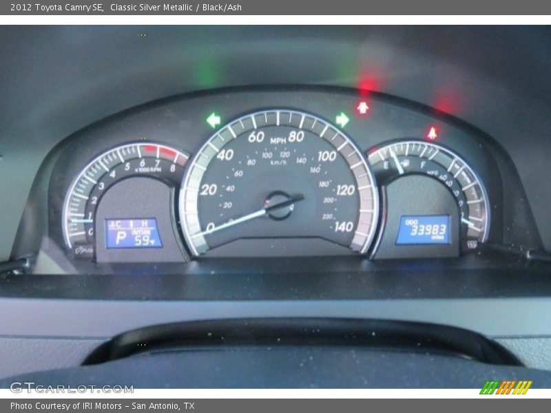 Classic Silver Metallic / Black/Ash 2012 Toyota Camry SE