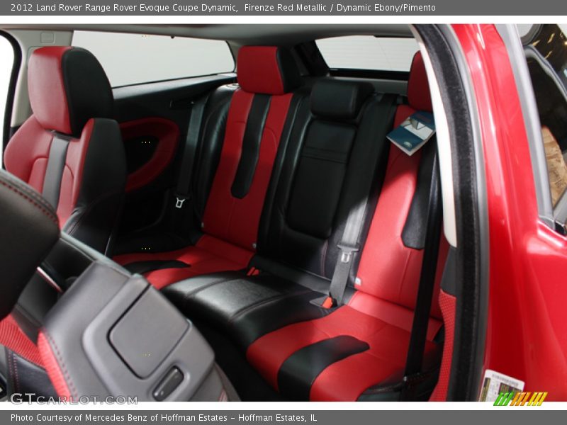 Rear Seat of 2012 Range Rover Evoque Coupe Dynamic