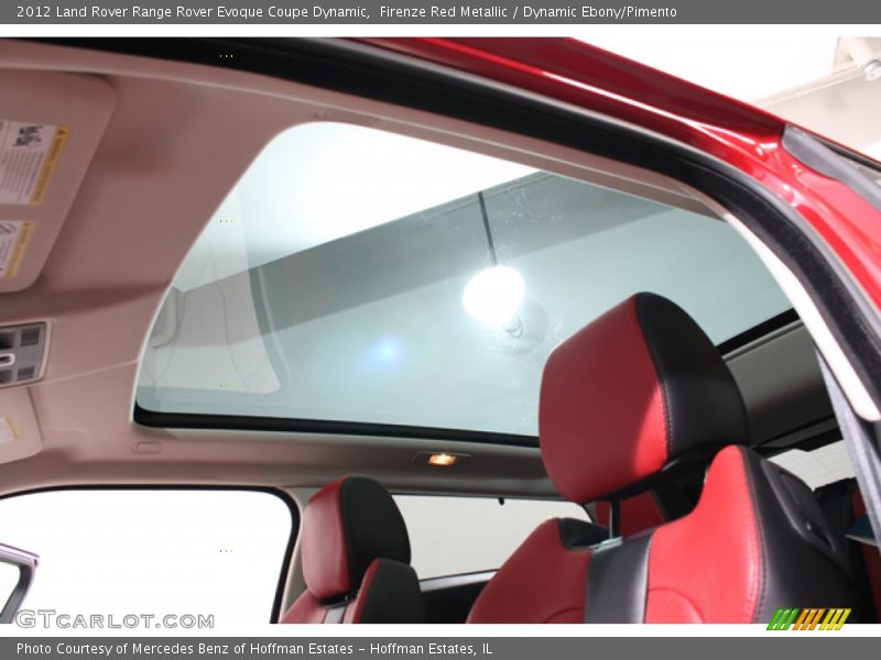 Firenze Red Metallic / Dynamic Ebony/Pimento 2012 Land Rover Range Rover Evoque Coupe Dynamic