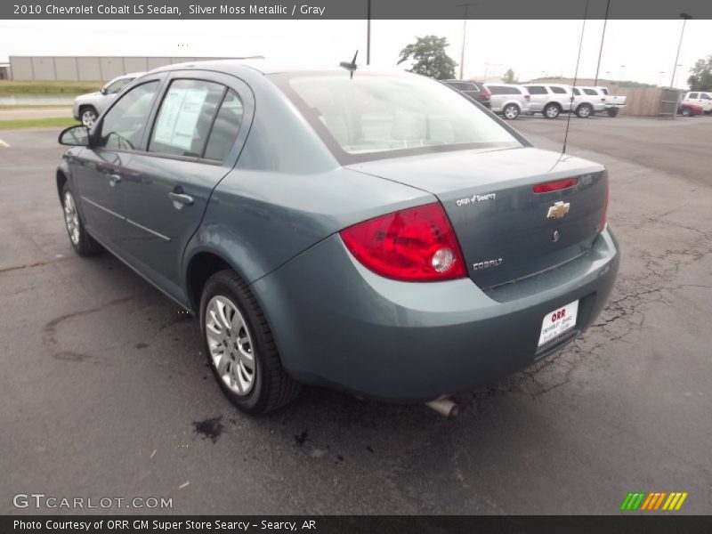 Silver Moss Metallic / Gray 2010 Chevrolet Cobalt LS Sedan