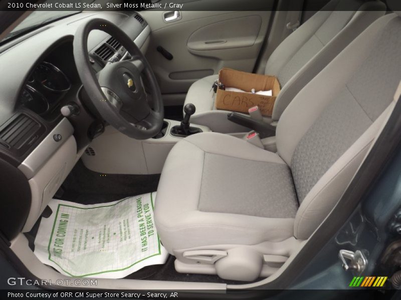 Silver Moss Metallic / Gray 2010 Chevrolet Cobalt LS Sedan