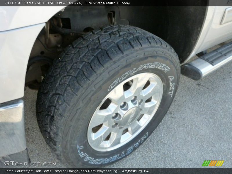 Pure Silver Metallic / Ebony 2011 GMC Sierra 2500HD SLE Crew Cab 4x4