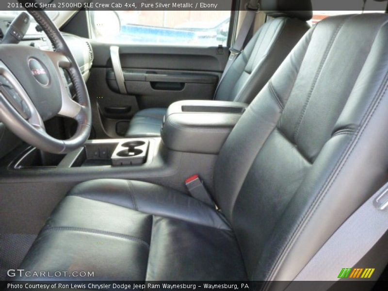 Pure Silver Metallic / Ebony 2011 GMC Sierra 2500HD SLE Crew Cab 4x4