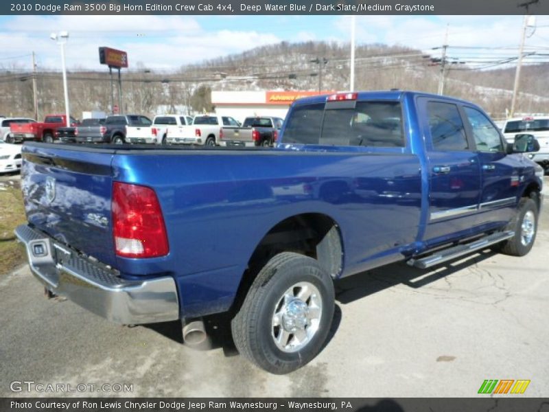  2010 Ram 3500 Big Horn Edition Crew Cab 4x4 Deep Water Blue