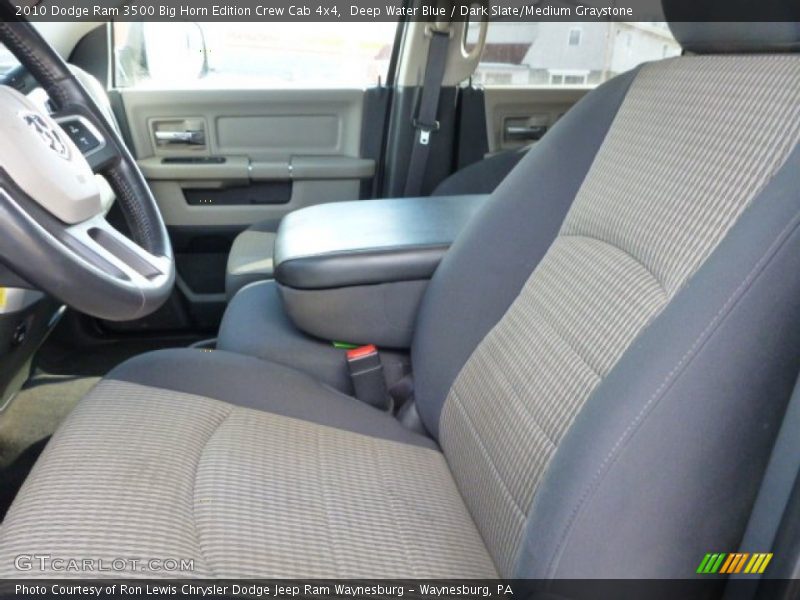 Deep Water Blue / Dark Slate/Medium Graystone 2010 Dodge Ram 3500 Big Horn Edition Crew Cab 4x4