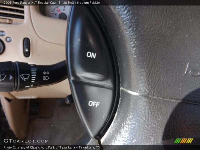 Bright Red / Medium Pebble 2003 Ford Ranger XLT Regular Cab