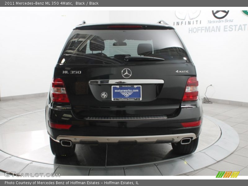 Black / Black 2011 Mercedes-Benz ML 350 4Matic