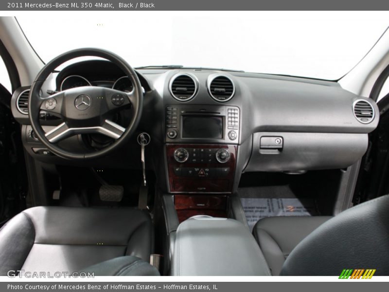 Black / Black 2011 Mercedes-Benz ML 350 4Matic