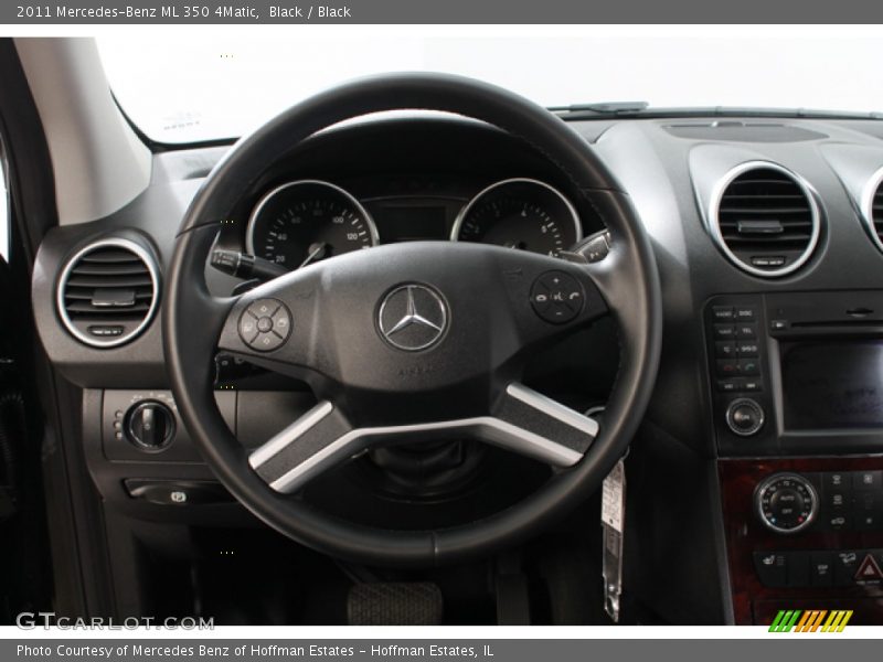 Black / Black 2011 Mercedes-Benz ML 350 4Matic