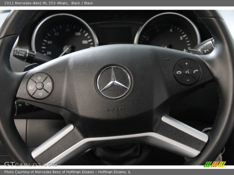 Black / Black 2011 Mercedes-Benz ML 350 4Matic