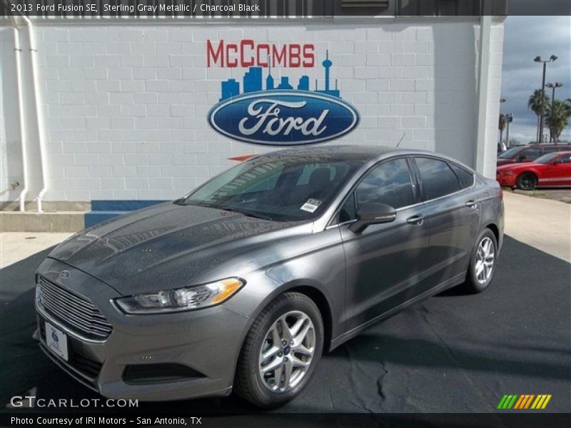 Sterling Gray Metallic / Charcoal Black 2013 Ford Fusion SE