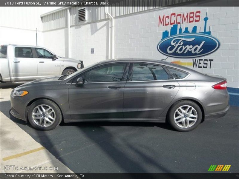 Sterling Gray Metallic / Charcoal Black 2013 Ford Fusion SE