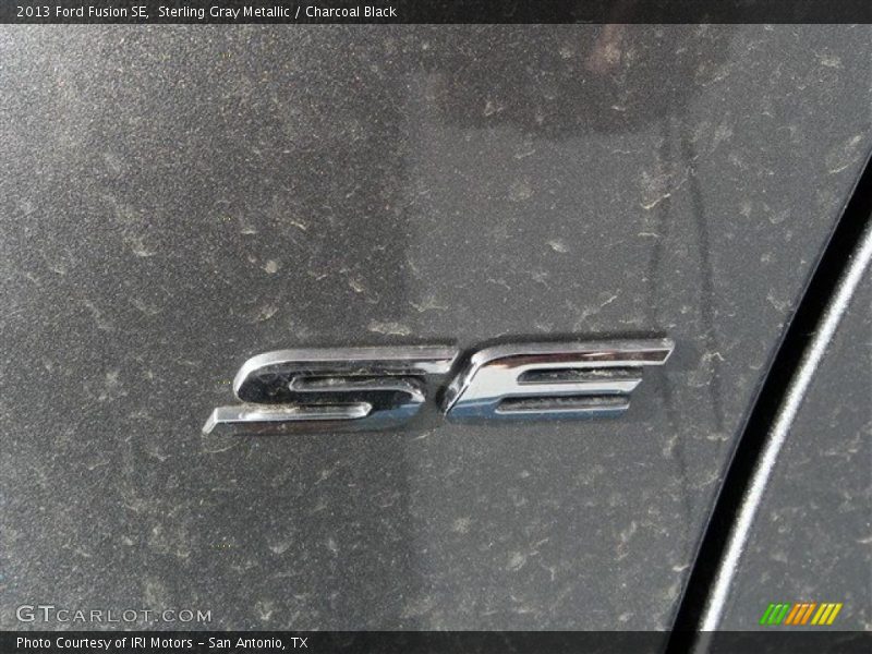 Sterling Gray Metallic / Charcoal Black 2013 Ford Fusion SE