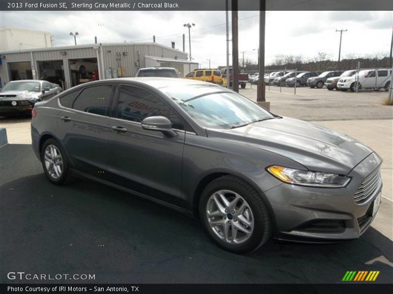 Sterling Gray Metallic / Charcoal Black 2013 Ford Fusion SE