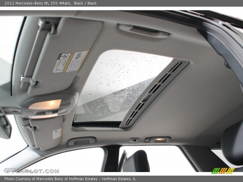 Black / Black 2011 Mercedes-Benz ML 350 4Matic