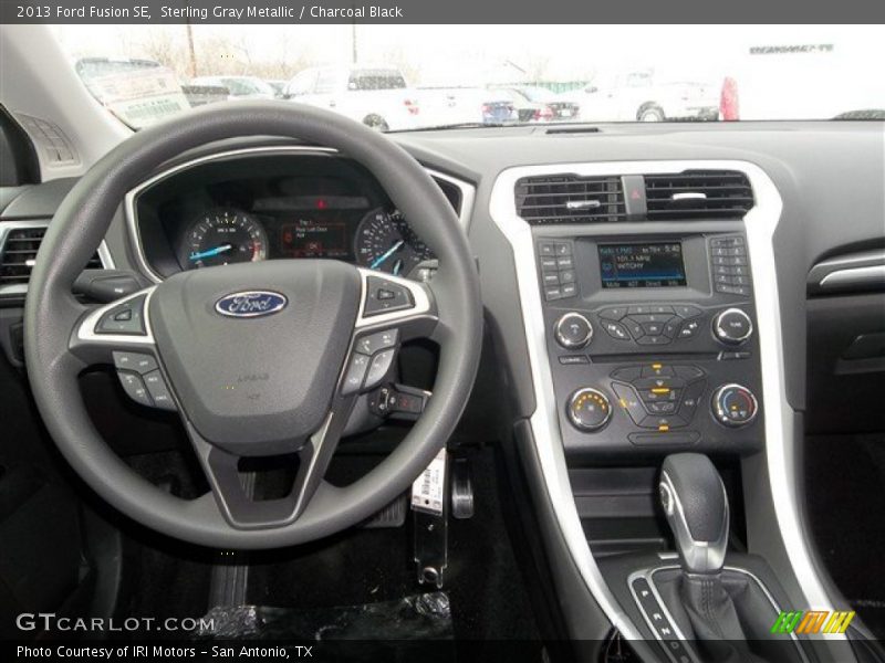 Sterling Gray Metallic / Charcoal Black 2013 Ford Fusion SE