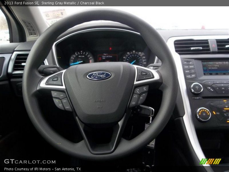 Sterling Gray Metallic / Charcoal Black 2013 Ford Fusion SE