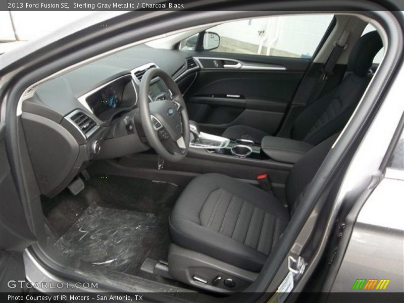 Sterling Gray Metallic / Charcoal Black 2013 Ford Fusion SE