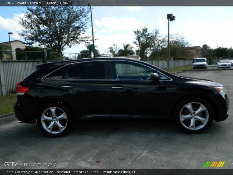Black / Gray 2009 Toyota Venza V6