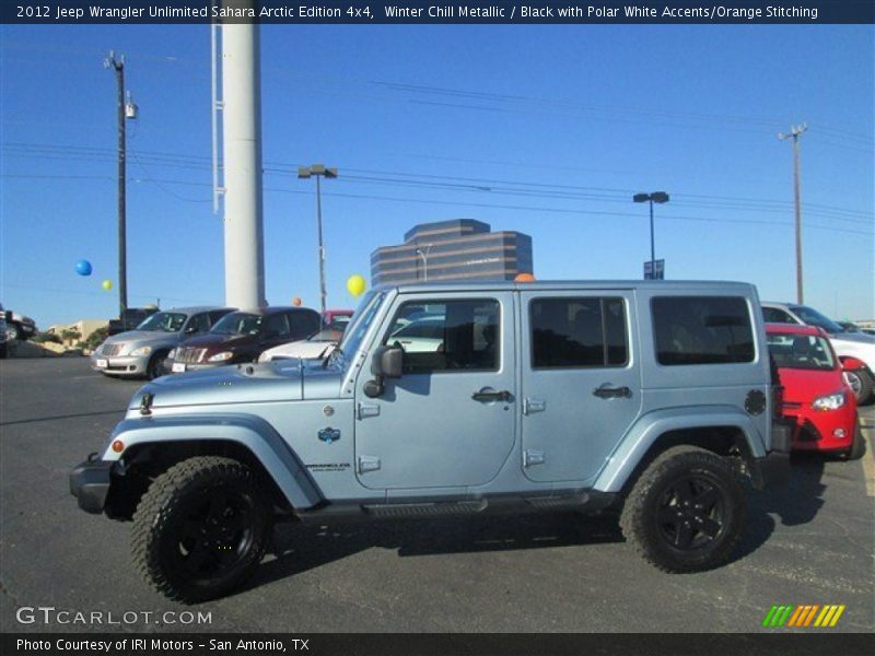  2012 Wrangler Unlimited Sahara Arctic Edition 4x4 Winter Chill Metallic