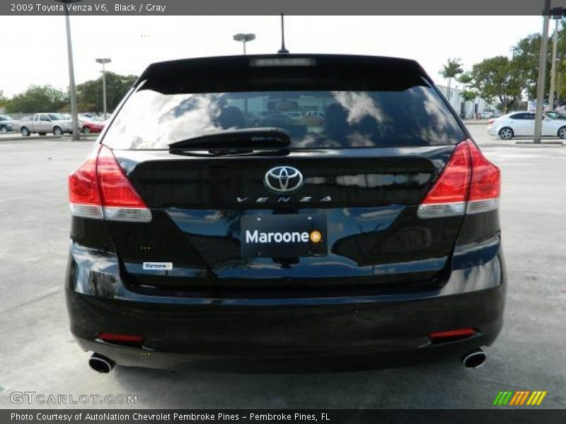 Black / Gray 2009 Toyota Venza V6