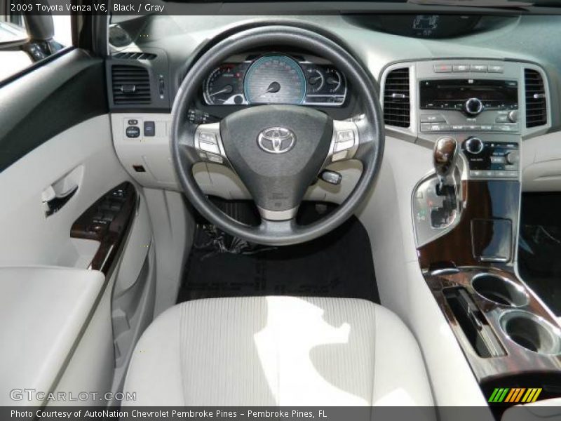 Black / Gray 2009 Toyota Venza V6