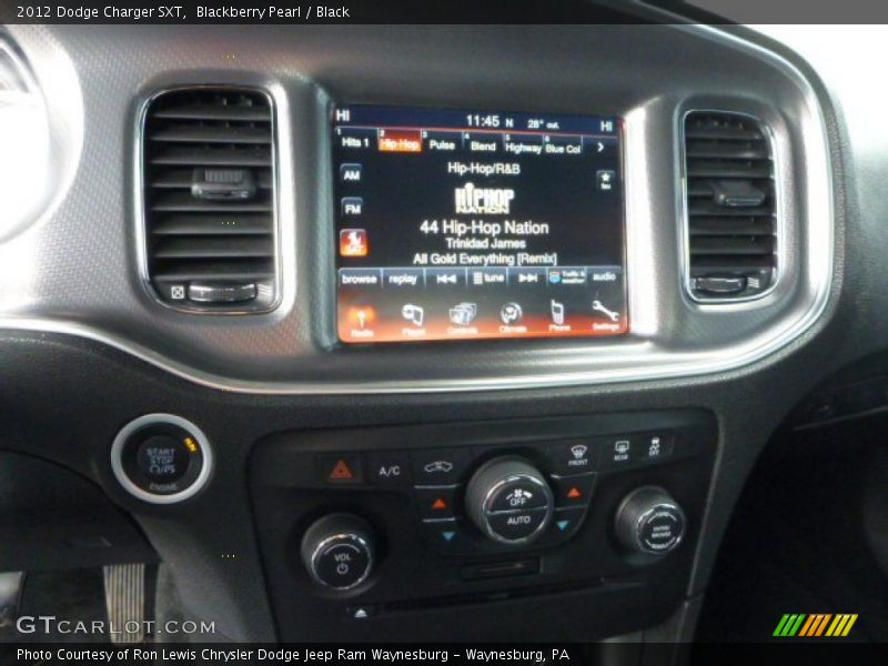 Blackberry Pearl / Black 2012 Dodge Charger SXT