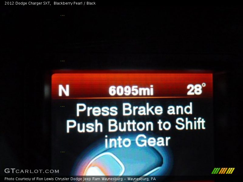 Blackberry Pearl / Black 2012 Dodge Charger SXT