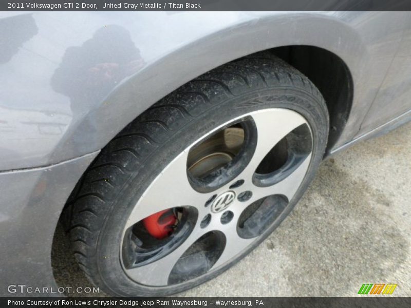 United Gray Metallic / Titan Black 2011 Volkswagen GTI 2 Door