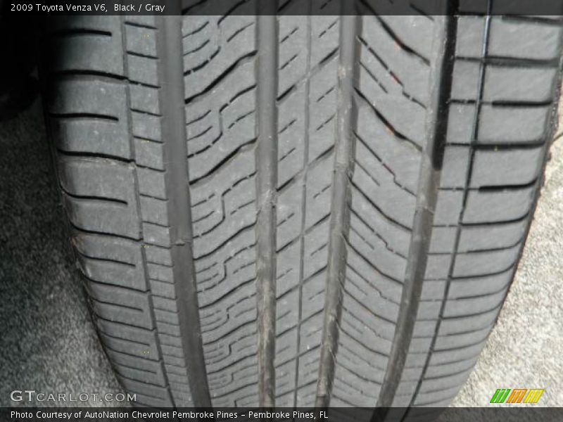 Black / Gray 2009 Toyota Venza V6
